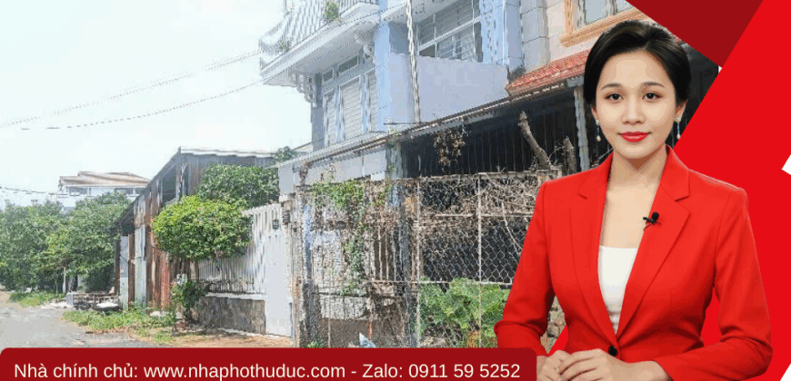 Bán nhà riêng Thủ Đức – Đường 23 – Hiệp Bình Chánh | 8*19- 13T