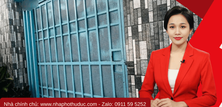 Bán Nhà Riêng Tại Thủ Đức Hiệp Bình Chánh chỉ 3 Tỷ