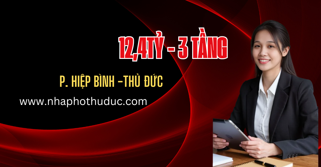 Nhà đất Phường Hiệp Bình Chánh Thủ Đức, 3T/456m2 bán 12,4Tỷ